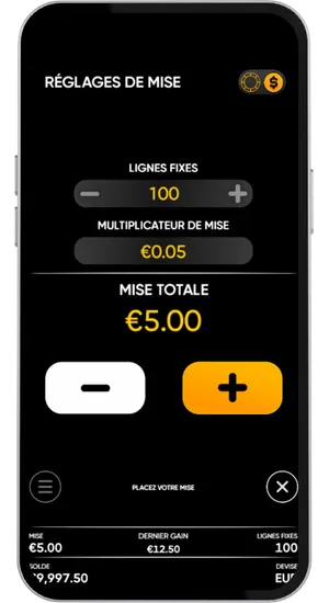 Définir une mise de 1 € à 200 € par tour dans Hell Hot 100